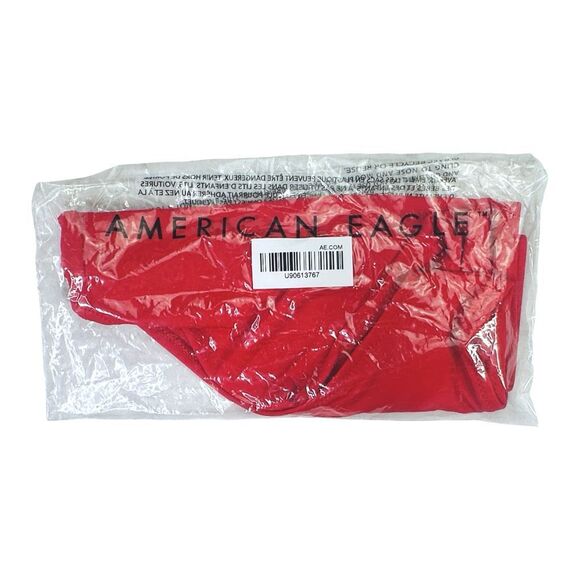 aerie Red Bikini Bottoms - Size Medium - Picture 4 of 4